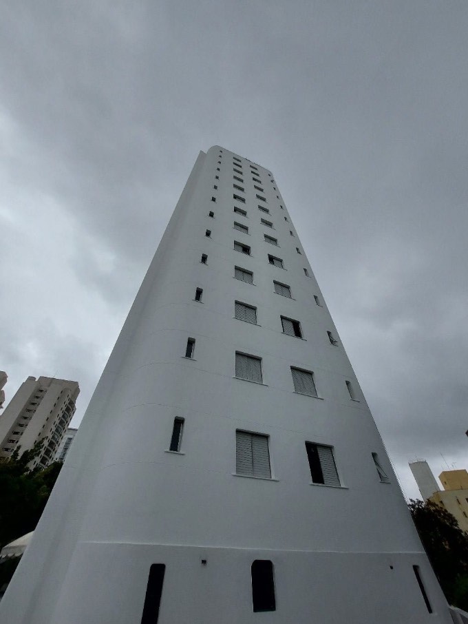 Fachada em manutenção